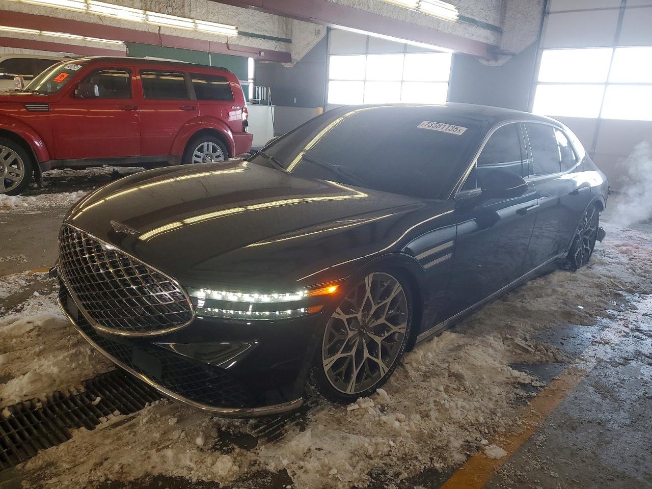 2024 Genesis G90 e-SC, VIN KMTFC4SD0RU038022 — Rear end