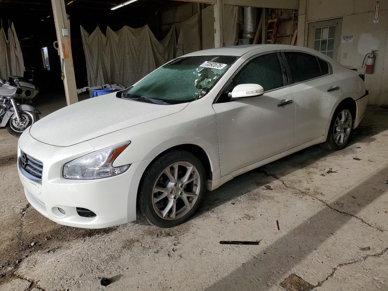2012 Nissan Maxima SV, VIN 1N4AA5AP0CC845823 — Зад
