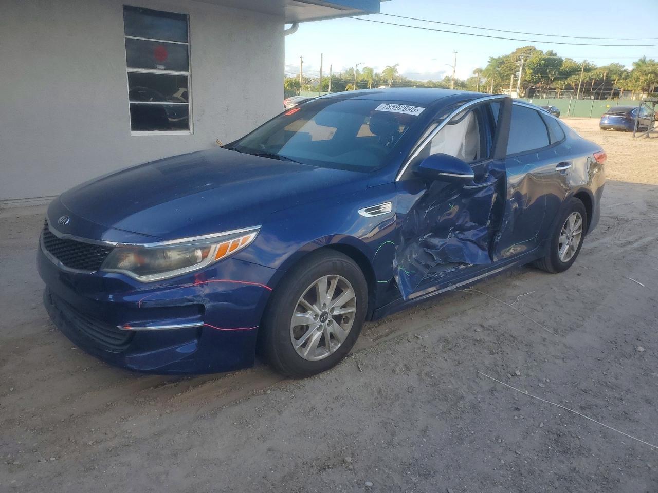 2018 Kia Optima LX, VIN 5XXGT4L32JG219254 — Biohazard / chemical