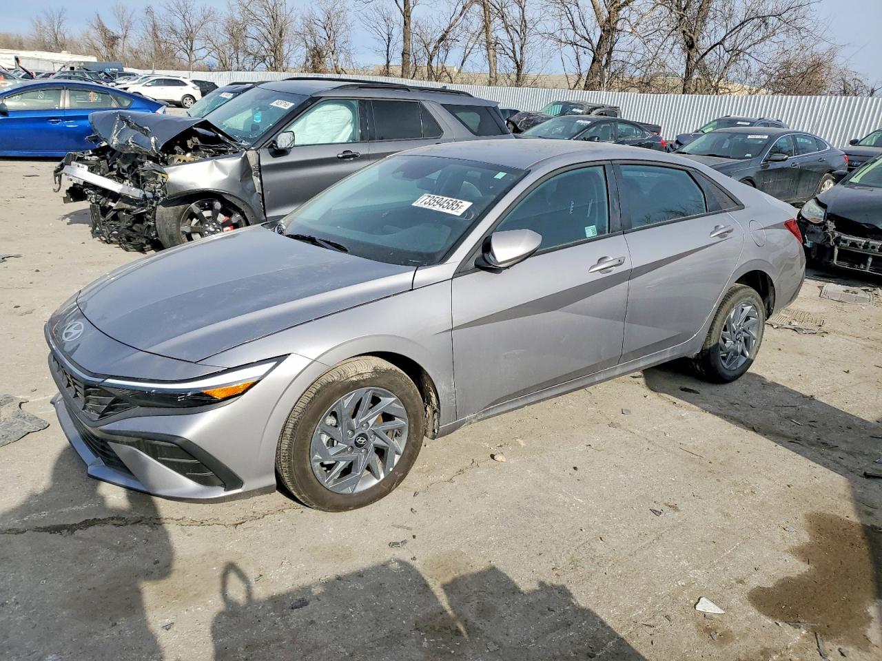 2025 Hyundai Elantra Blue, VIN KMHLM4DJ9SU160316 — Undercarriage