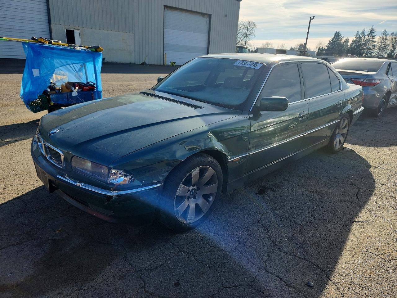 1998 BMW 7 Series 740iL, VIN WBAGJ8324WDM19880 — Front end