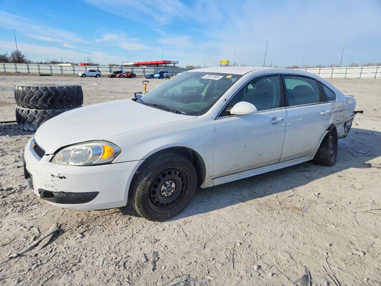 2015 Chevrolet Impala Police Police, VIN 2G1WD5E35F1161660 — Side