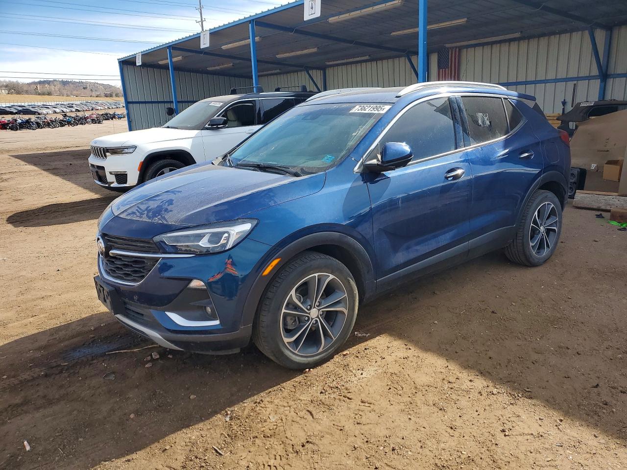2021 Buick Encore GX Essence, VIN KL4MMFSL4MB106388 — Hail