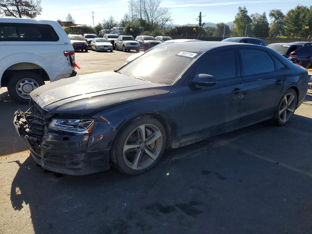 2018 Audi A8, VIN WAU44AFD1JN000371 — Front end