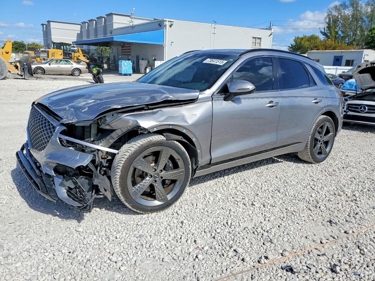 2023 Genesis GV70 2.5T, VIN KMUMADTBXPU086629 — Front end
