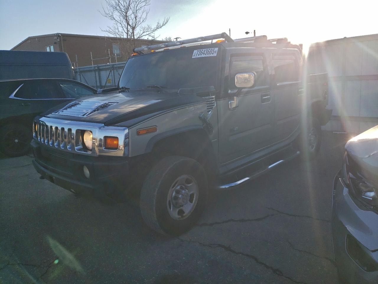 2005 Hummer H2 SUT, VIN 5GRGN22U45H108169 — Frame damage