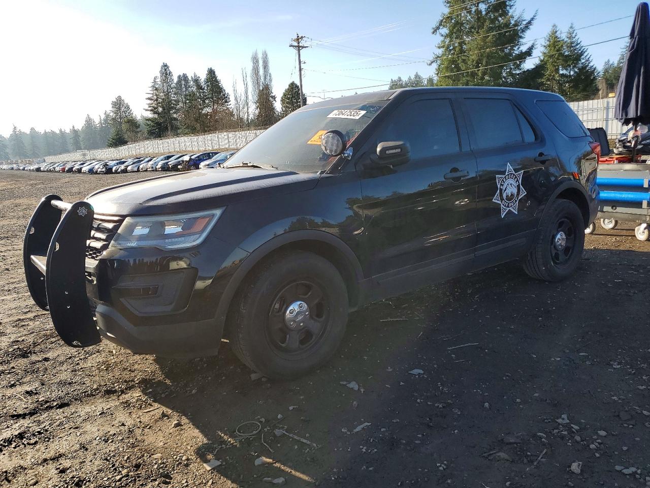 2016 Ford Police Interceptor Utility, VIN 1FM5K8AR2GGD31879 — Зад