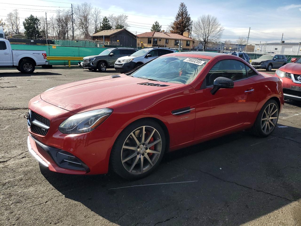 2017 Mercedes-Benz SLC 43 AMG, VIN WDDPK6GA6HF136657 — Front end