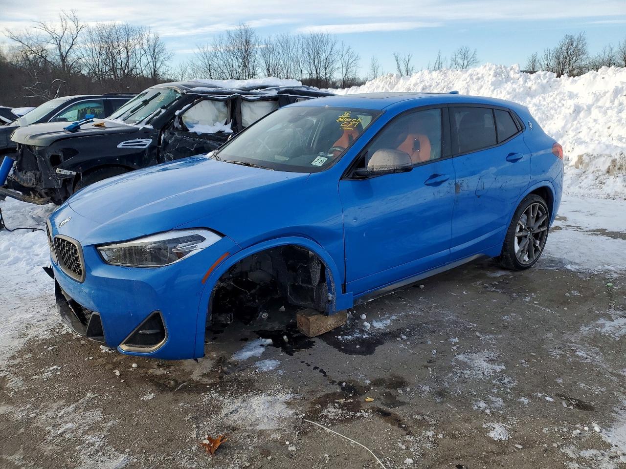 2021 BMW X2 M35i, VIN WBXYN1C09M5S67672 — Front end