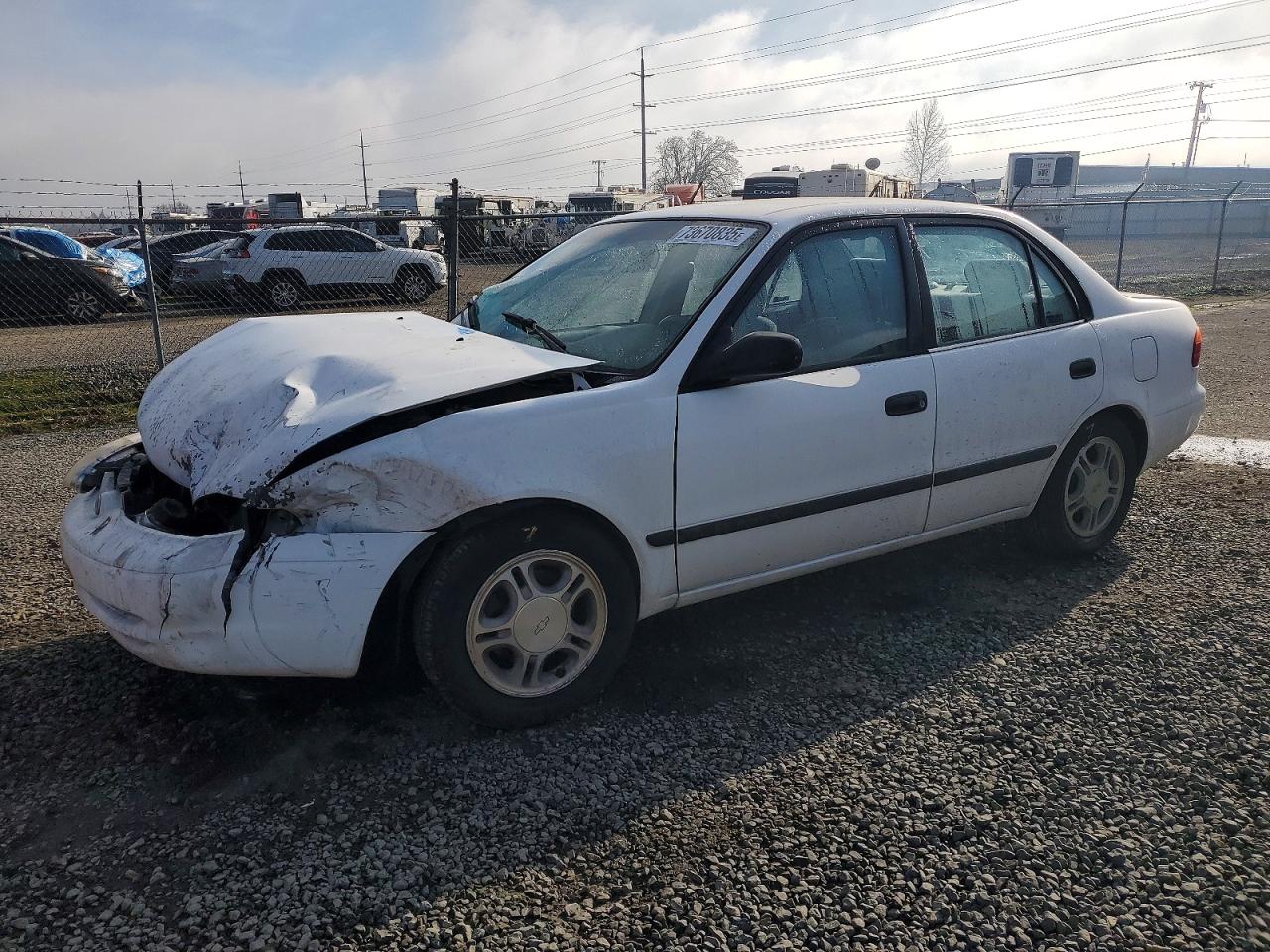 2002 Chevrolet Prizm Lsi, VIN 1Y1SK52862Z403199 — Front end