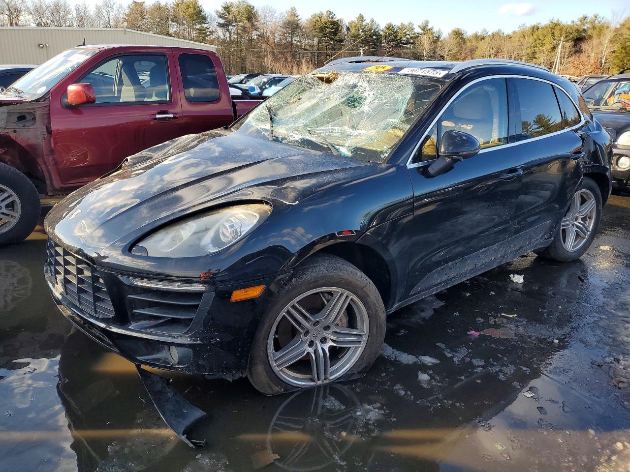 2016 Porsche Macan S, VIN WP1AB2A55GLB43893 — Rollover