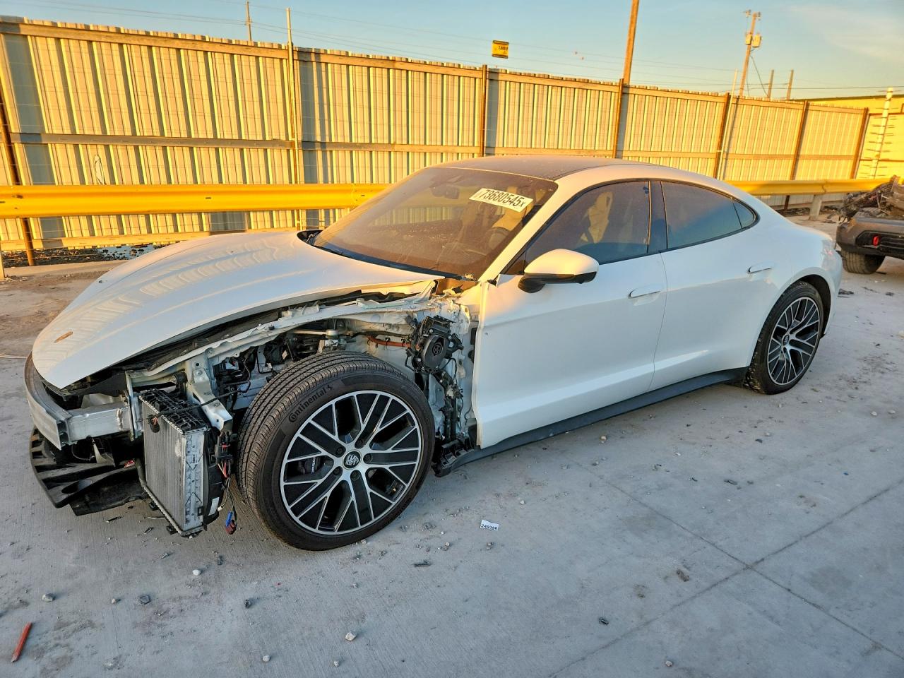 2021 Porsche Taycan, VIN WP0AA2Y11MSA13430 — Front end