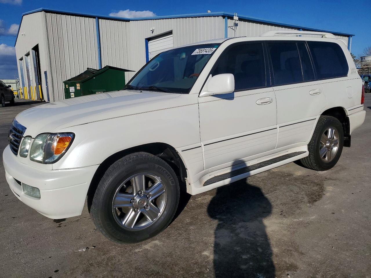 2007 Lexus LX 470, VIN JTJHT00W674027217 — Mechanical