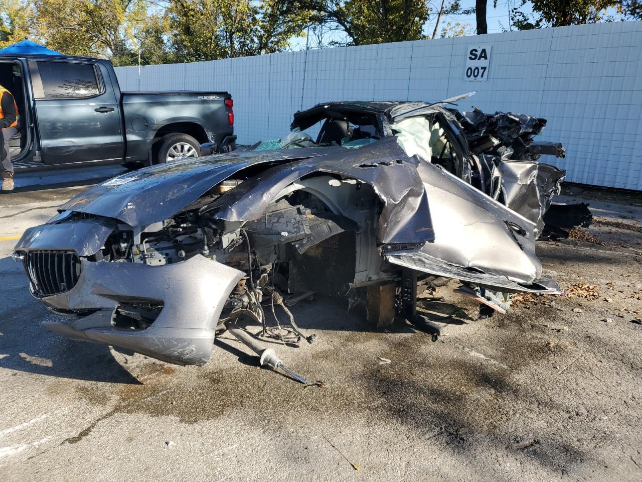 2016 Maserati Quattroporte S, VIN ZAM56RPA9G1191814 — Rollover