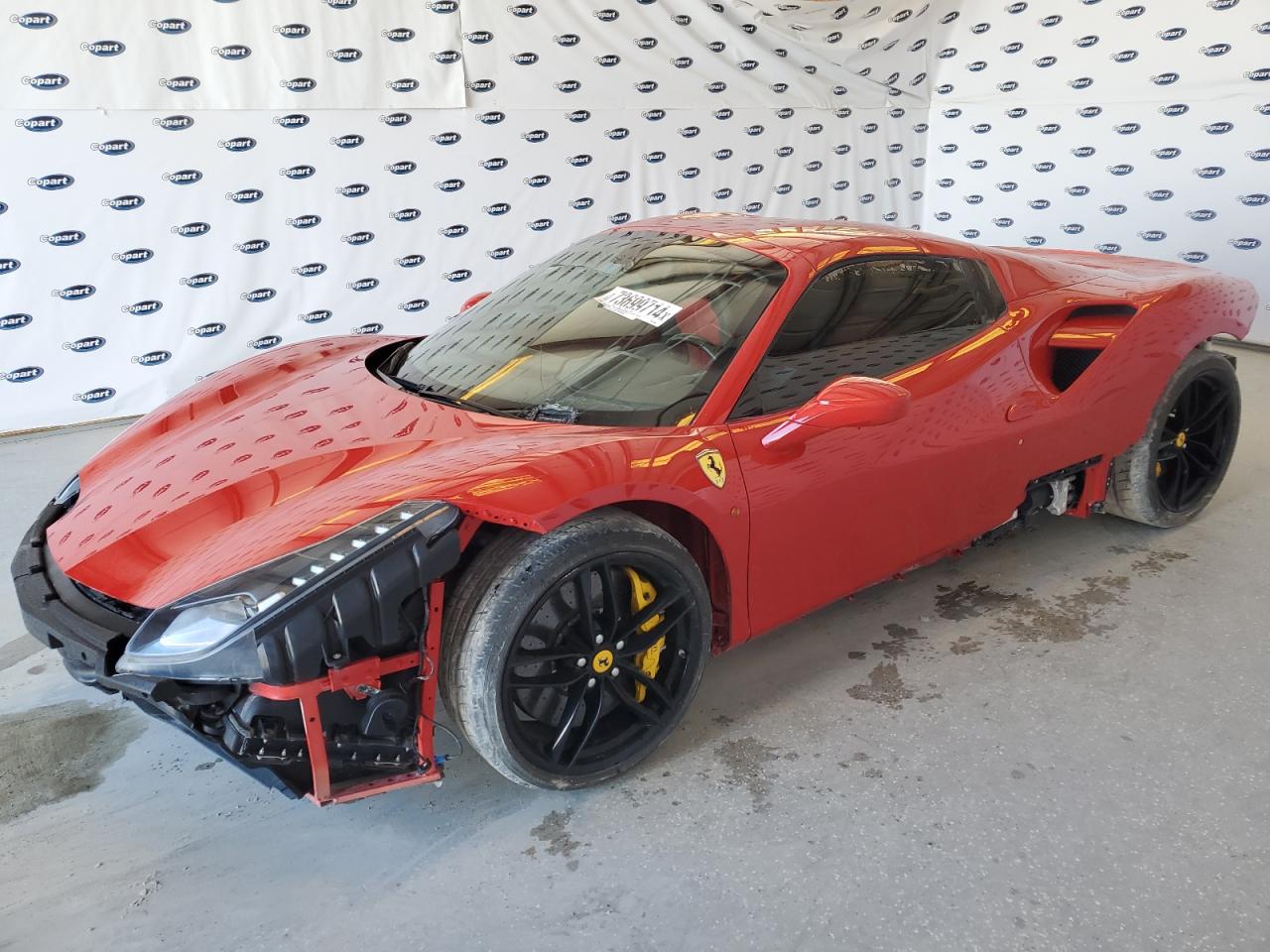 2018 Ferrari 488, VIN ZFF80AMA2J0229536 — Vandalism