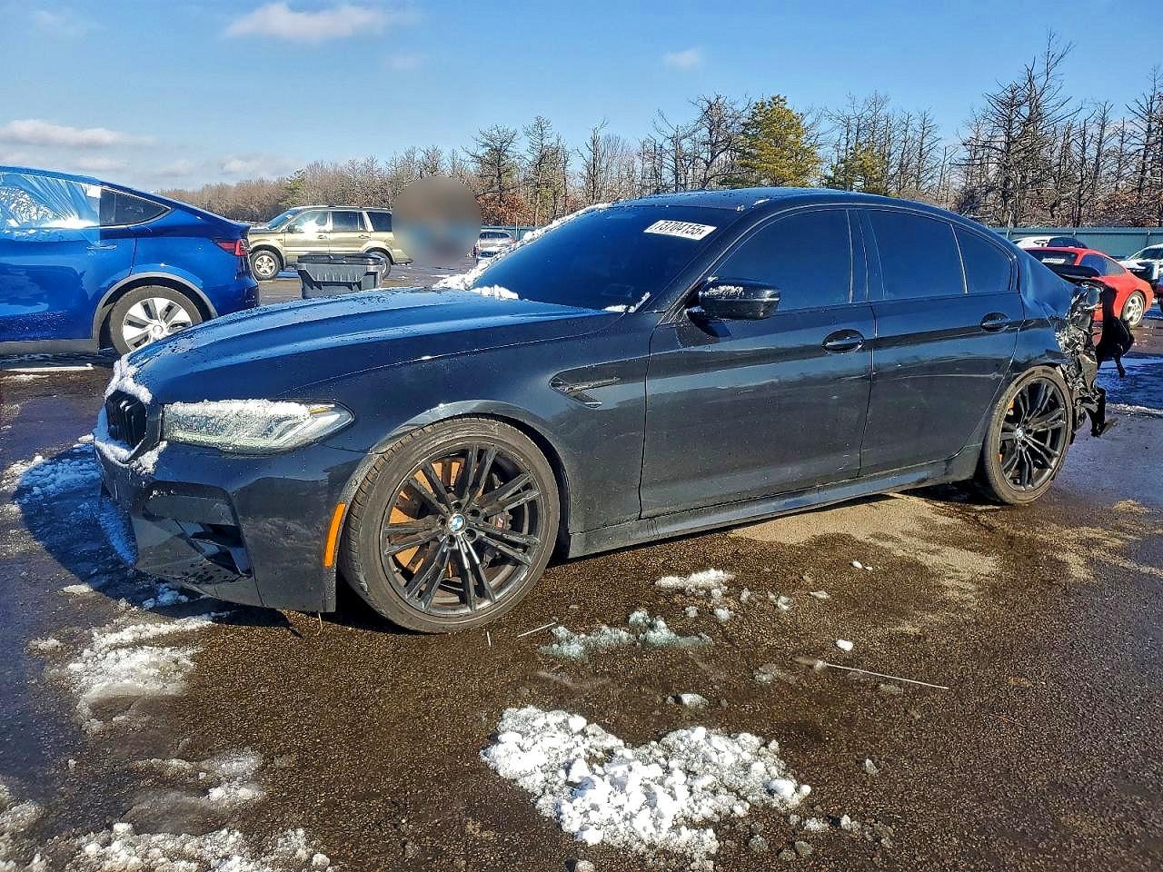 2021 BMW M5, VIN WBS83CH04MCG83482 — Rear end