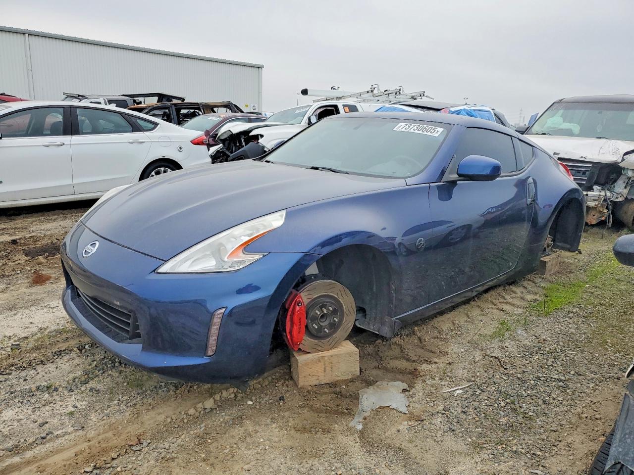 2013 Nissan 370Z, VIN JN1AZ4EH9DM881489 — Vandalism