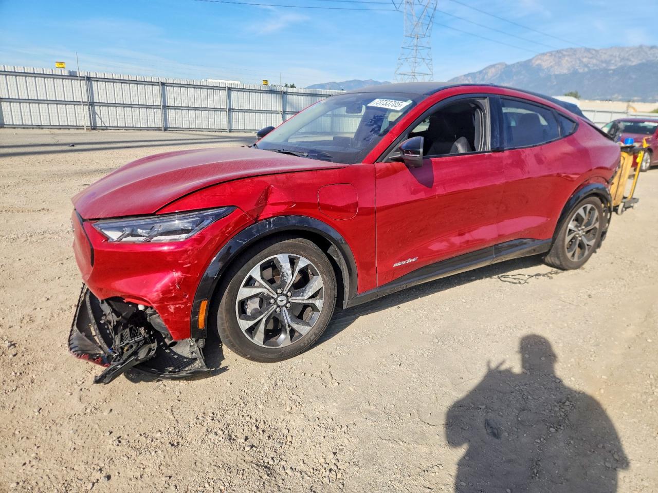 2023 Ford Mustang Mach-E Premium, VIN 3FMTK3RM9PMA30518 — Rear end