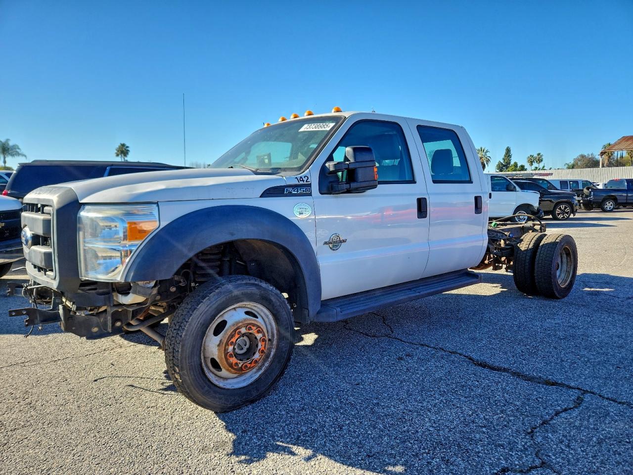 2013 Ford F-450 XLT, VIN 1FD0W4HT4DEB36754 — Vandalism