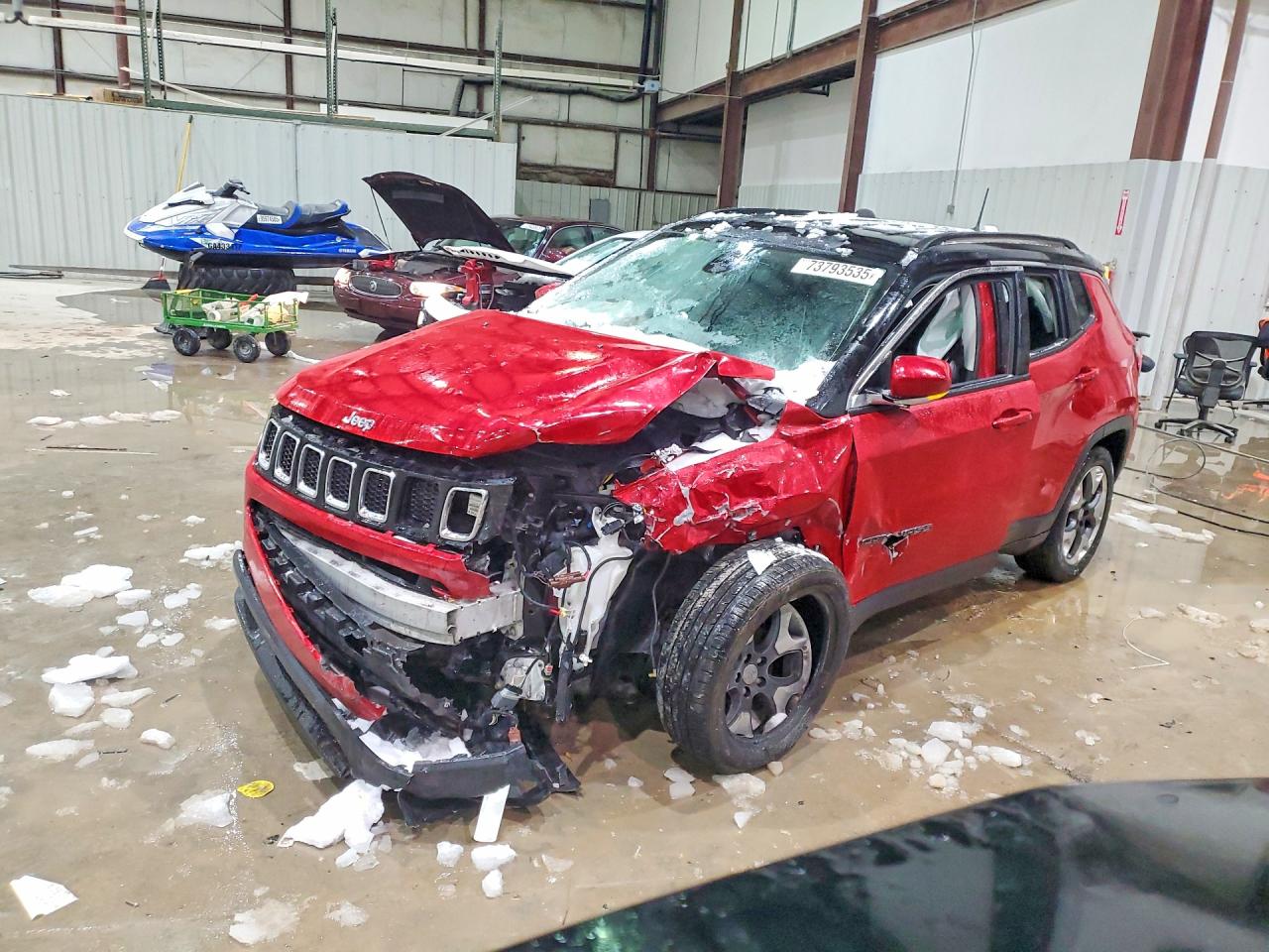 2018 Jeep Compass Limited, VIN 3C4NJDCB9JT395629 — Front end
