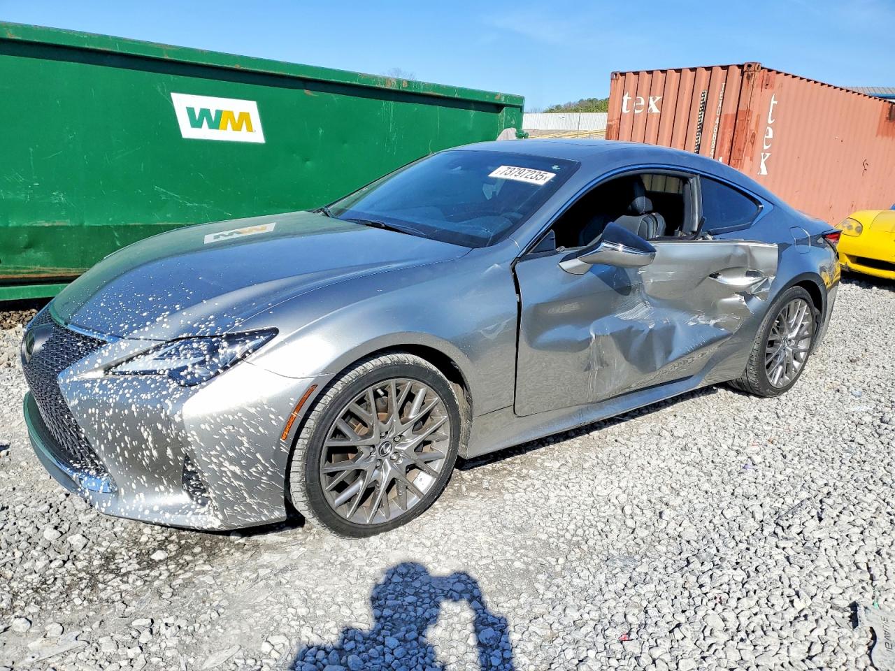2022 Lexus RC 350, VIN JTHDZ5BC5N5026369 — Бок