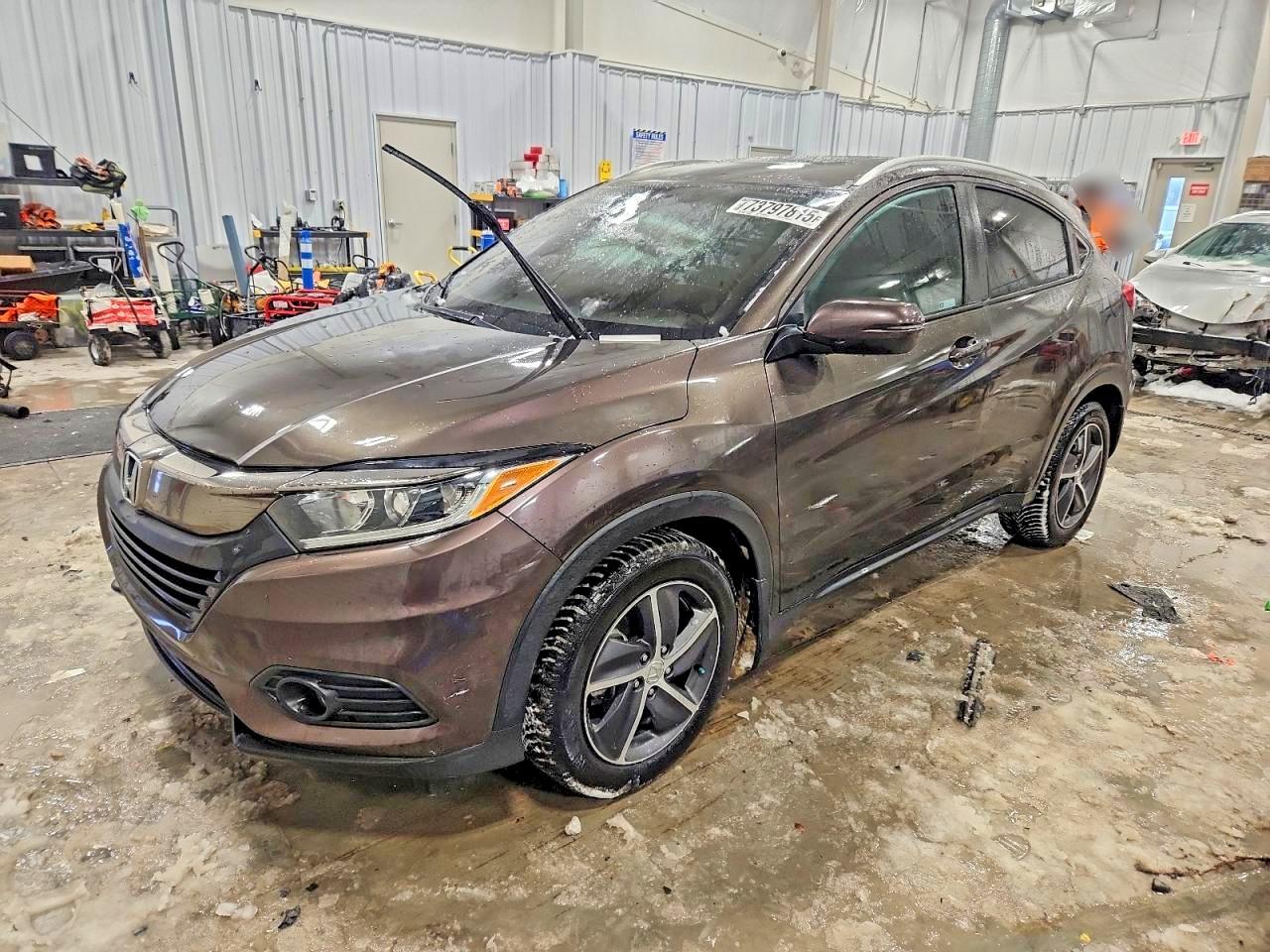 2021 Honda HR-V EX-L, VIN 3CZRU6H75MM724974 — Пожар в салоне