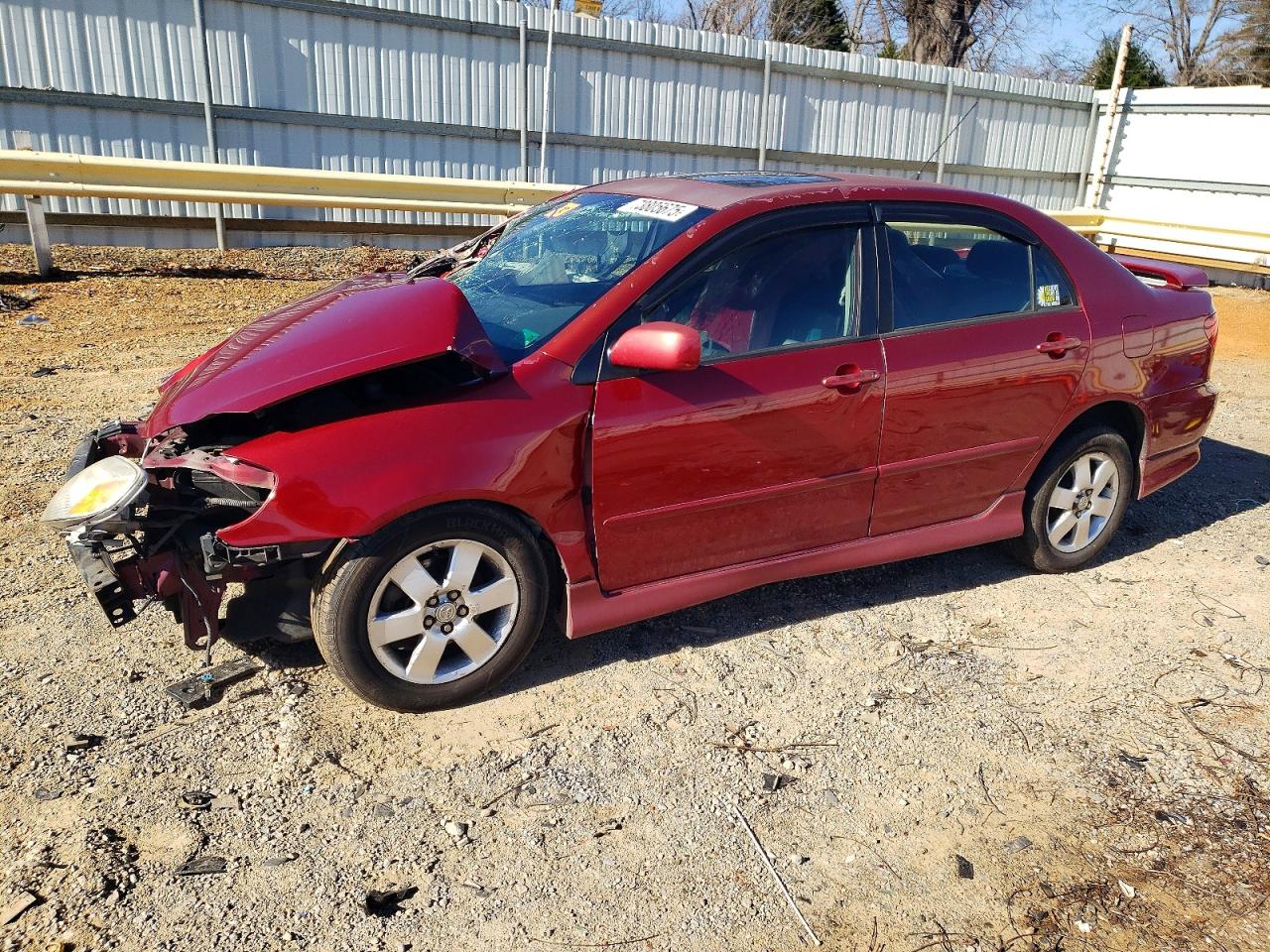 2005 Toyota Corolla LE, VIN 1NXBR30EX5Z465036 — Front end