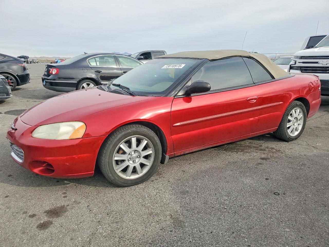 2002 Chrysler Sebring GTC, VIN 1C3EL75R22N272234 — Зад