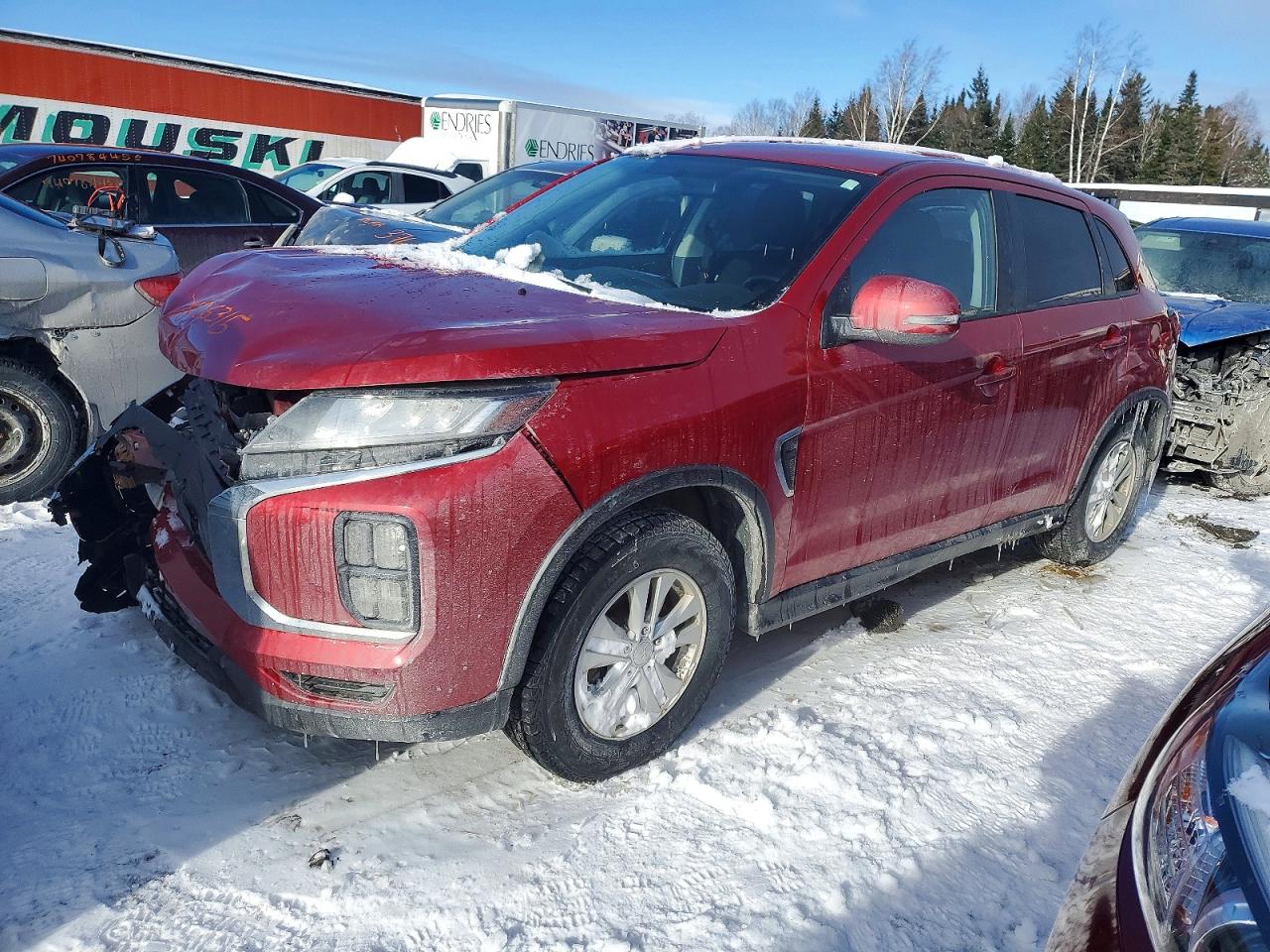 2021 Mitsubishi Outlander Sport SE, VIN JA4AJVAW5MU602967 — Front end