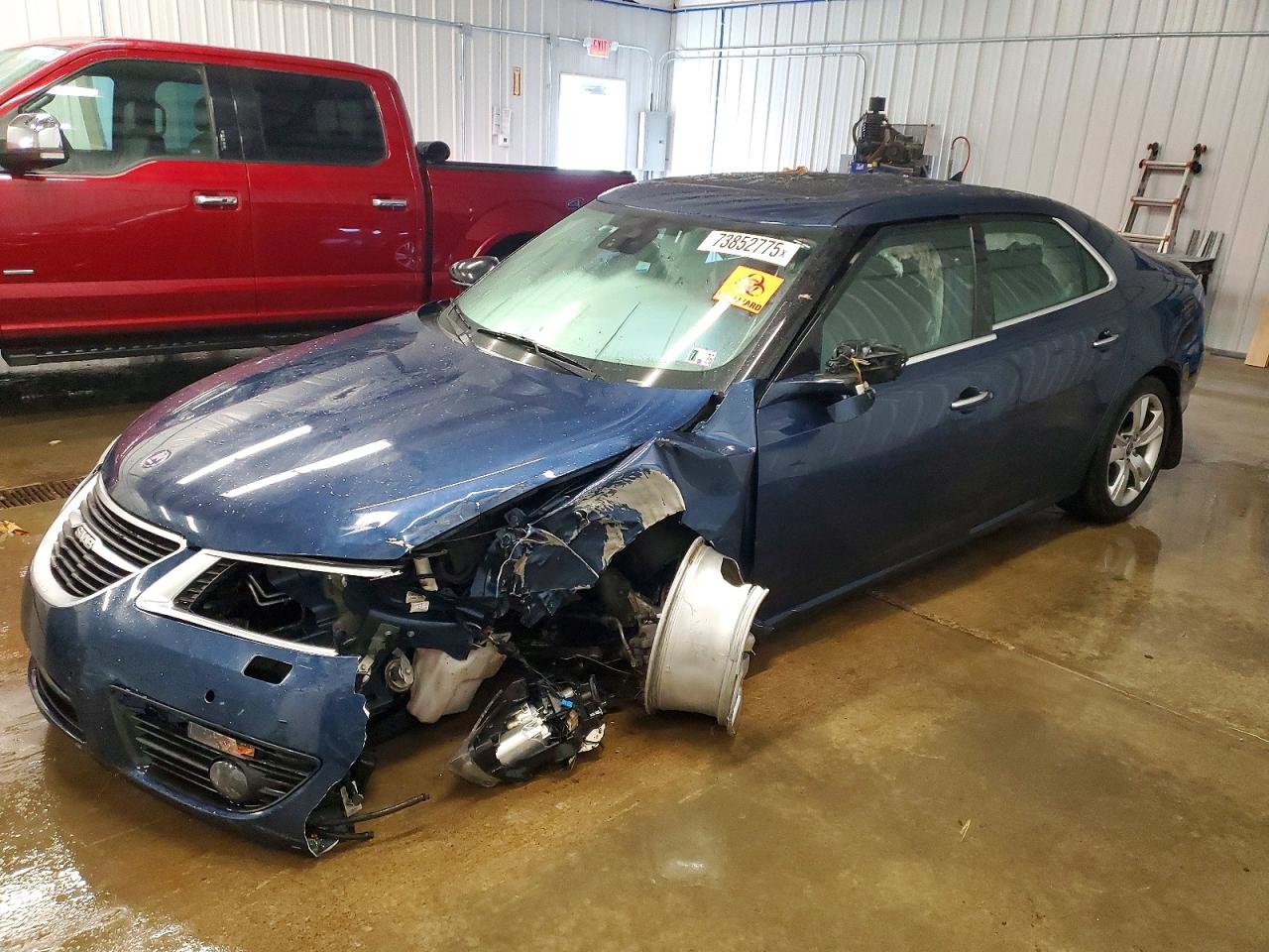 2011 Saab 9-5 Turbo4, VIN YS3GN4AR7B4003051 — Front end