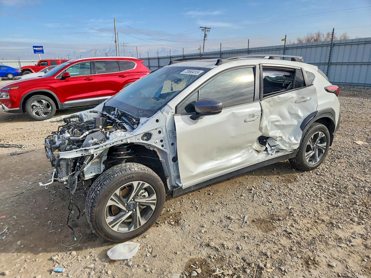 2024 Subaru Crosstrek Premium, VIN JF2GUADC1RH336608 — Stripped