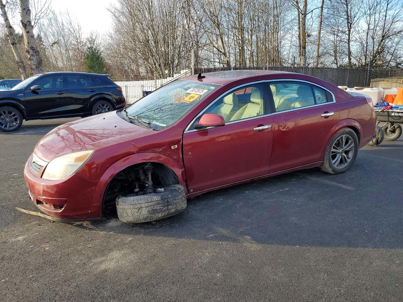 2009 Saturn Aura XR, VIN 1G8ZV57B09F101640 — Undercarriage