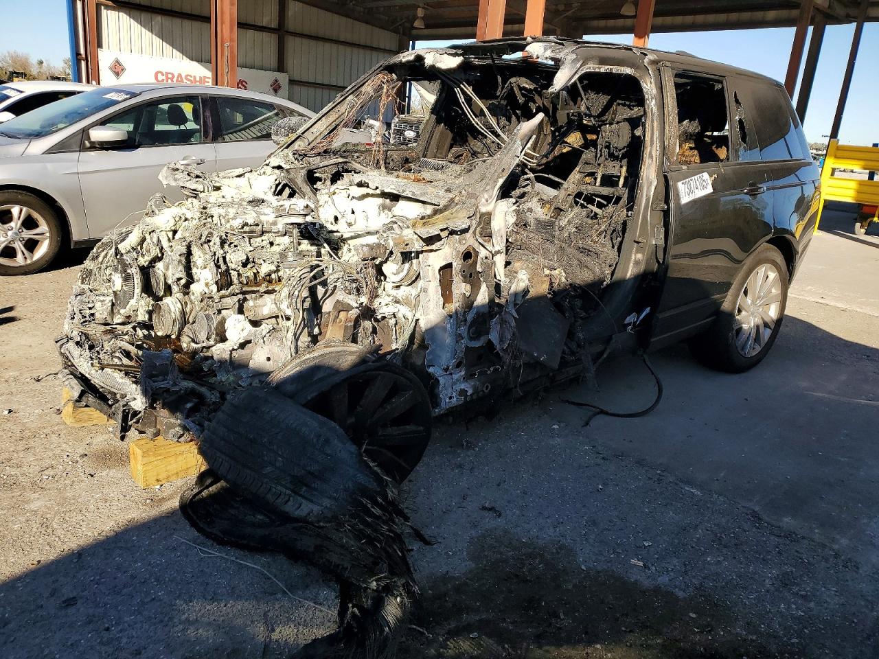 2022 Land Rover Range Rover Westminster, VIN SALGS2SE0NA469449 — Burn