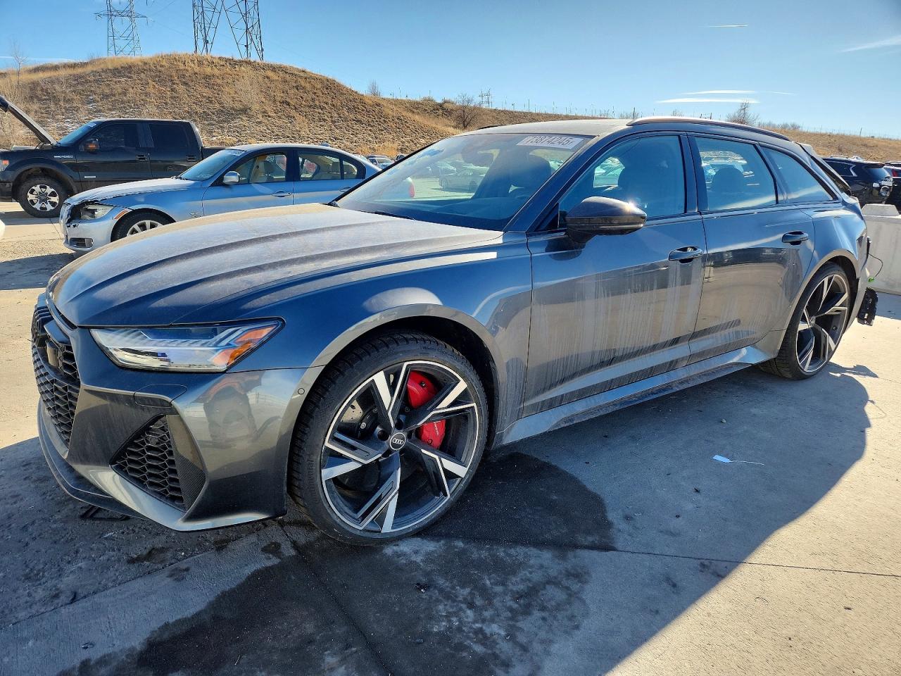 2022 Audi RS 6, VIN WUA1CBF22NN900864 — Rear end