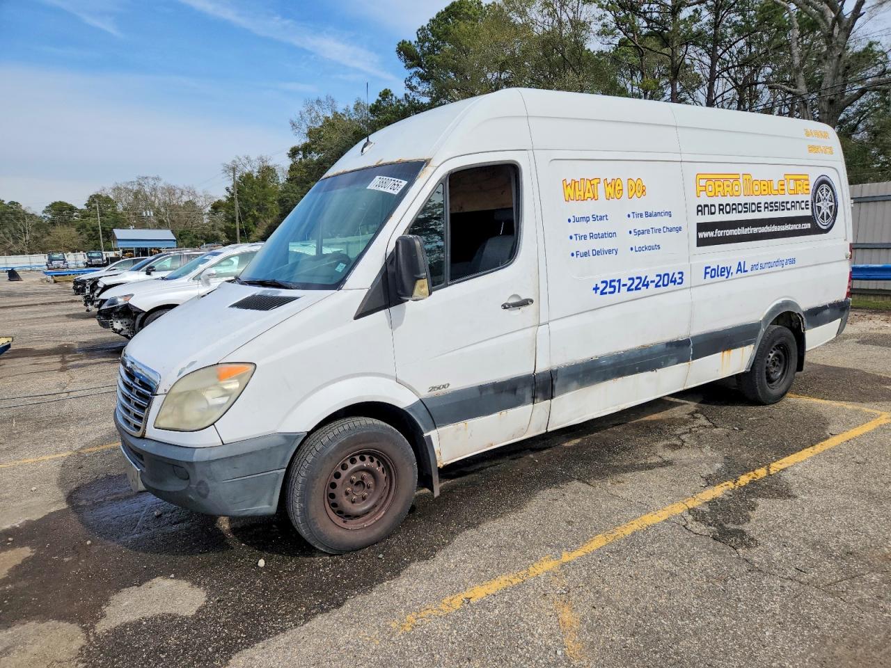 2007 Freightliner Sprinter, VIN WDYPE845575165502 — Зад