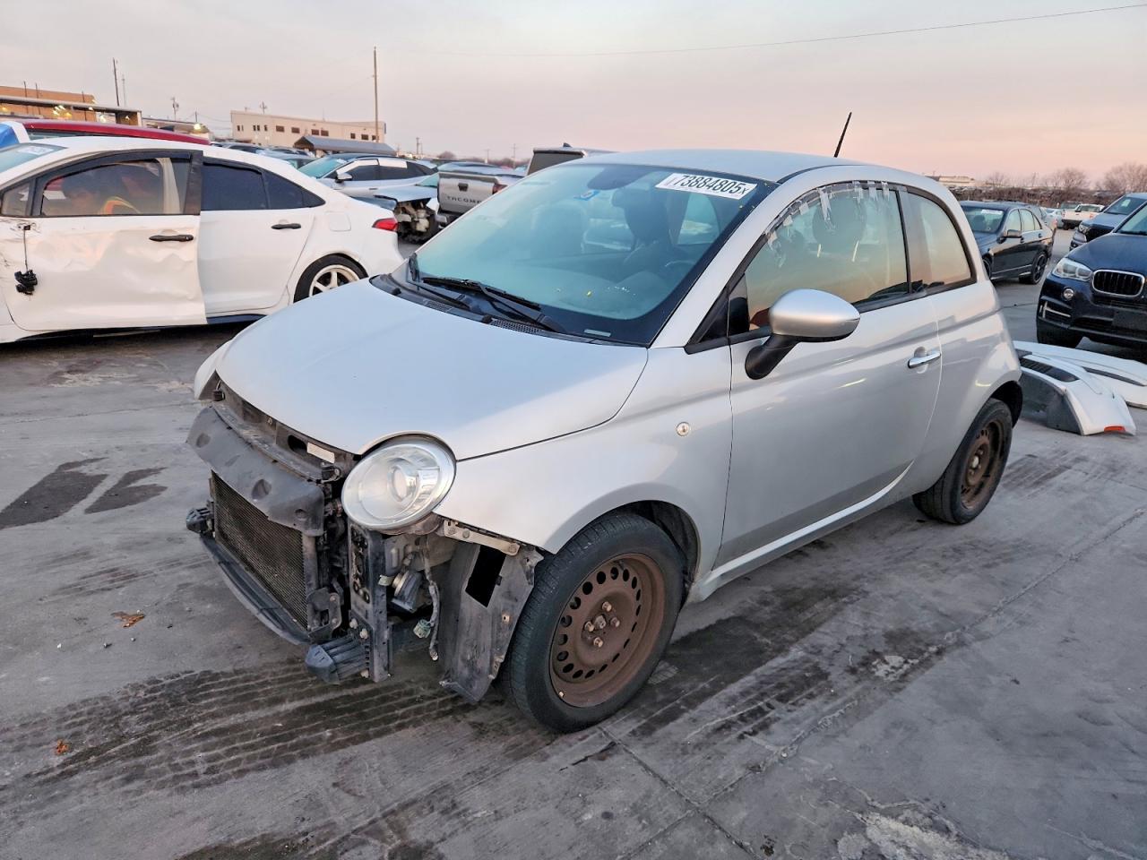 2014 FIAT 500 Pop, VIN 3C3CFFAR9ET202331 — Rear end