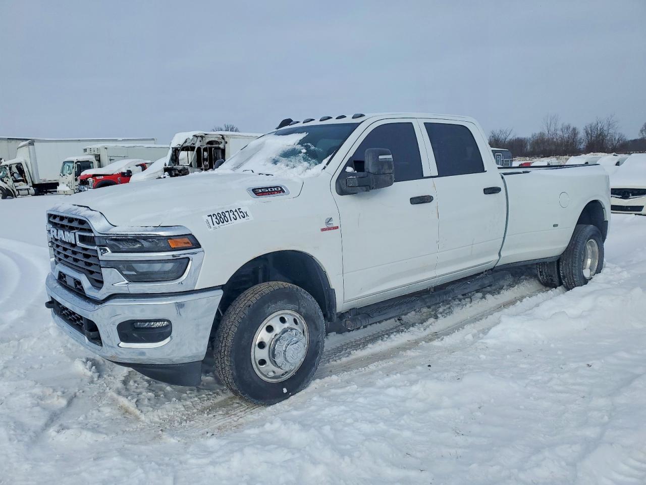 2025 Ram 3500 Tradesman, VIN 3C63RRGL7SG503652 — Vandalism