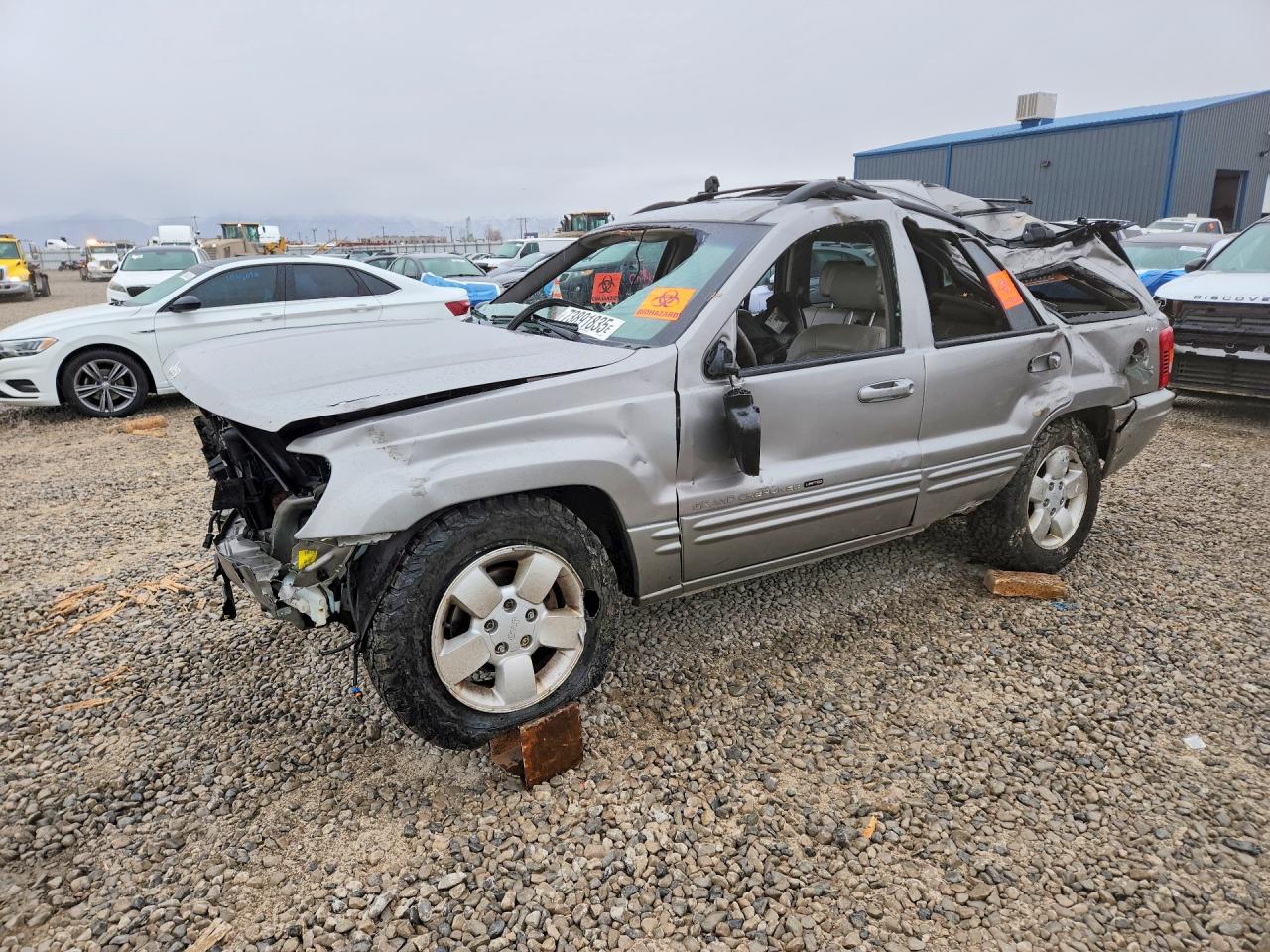 2001 Jeep Grand Cherokee Limited, VIN 1J4GW58N81C610278 — Опрокидывание