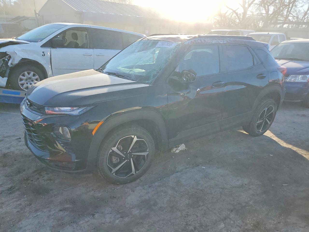 2022 Chevrolet TrailBlazer RS, VIN KL79MUSL1NB042695 — Rollover