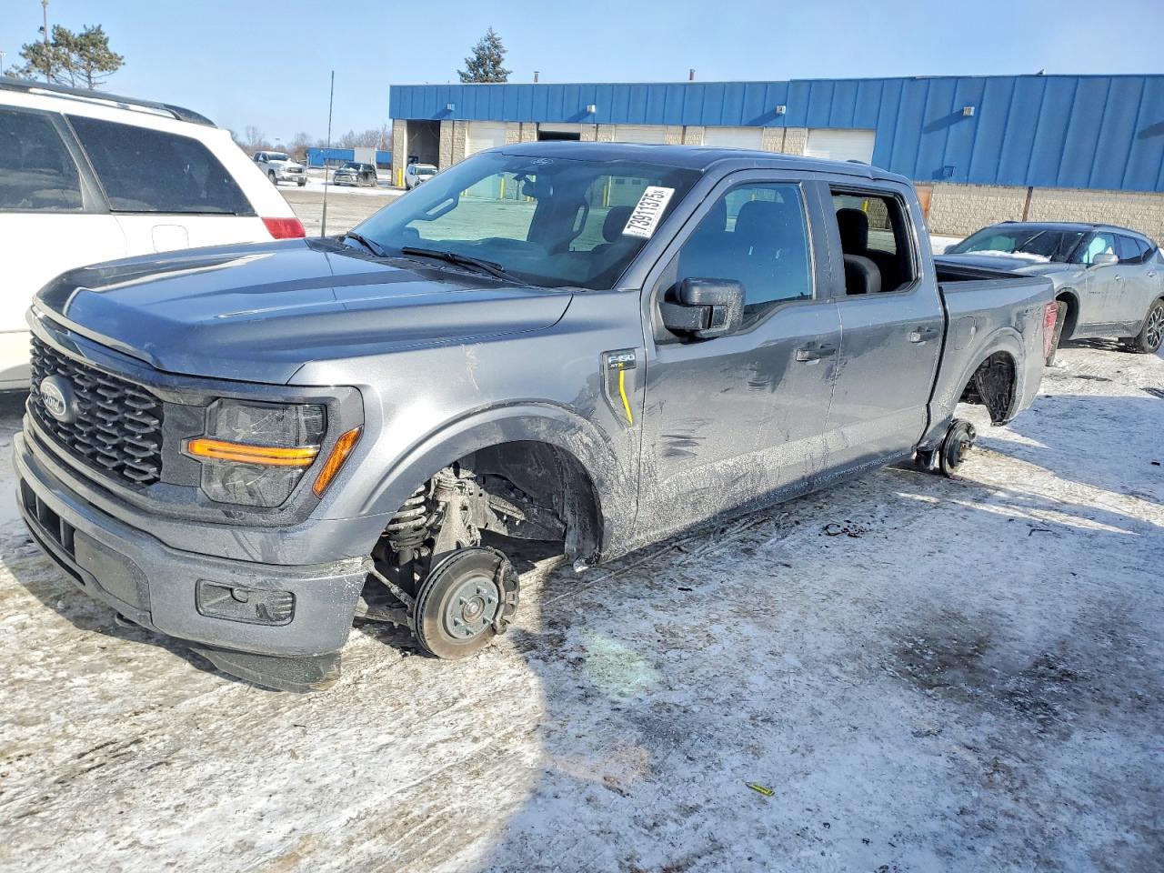2025 Ford F-150 STX, VIN 1FTEW2LP3SKE29097 — Разукомплектован