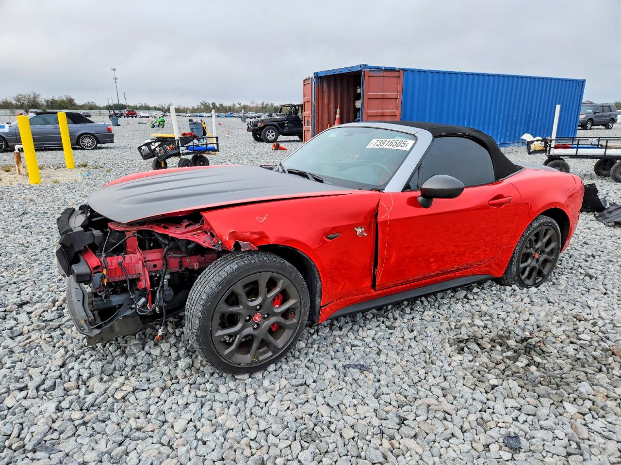 2018 FIAT 124 Spider Classica, VIN JC1NFAEK3J0134889 — Front end