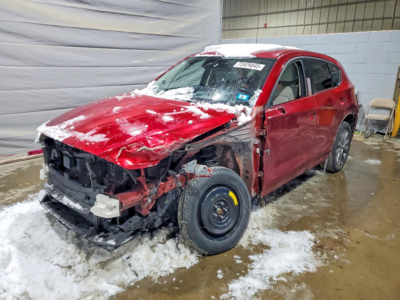 2021 Mazda CX-5 Grand Touring Reserve, VIN JM3KFBAY0M0348062 — Rejected repair