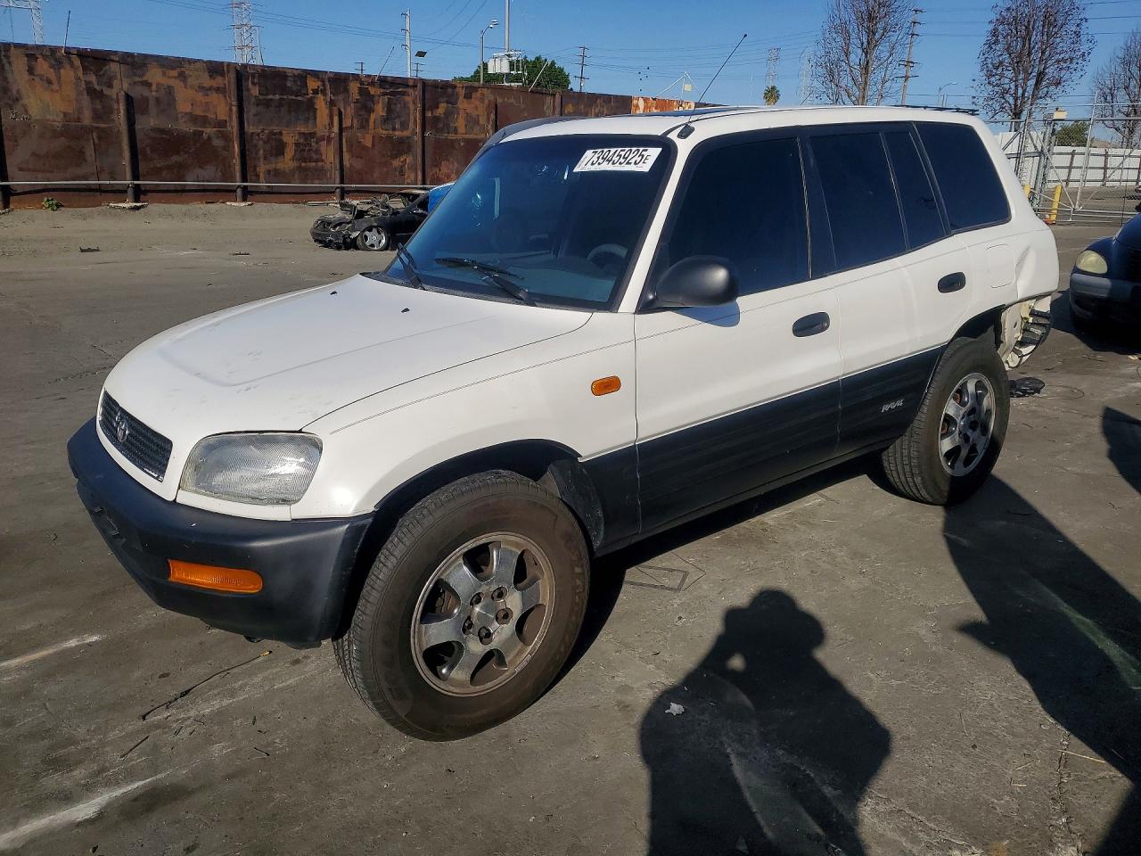 1997 Toyota RAV4, VIN JT3GP10V5V7015916 — Rear end