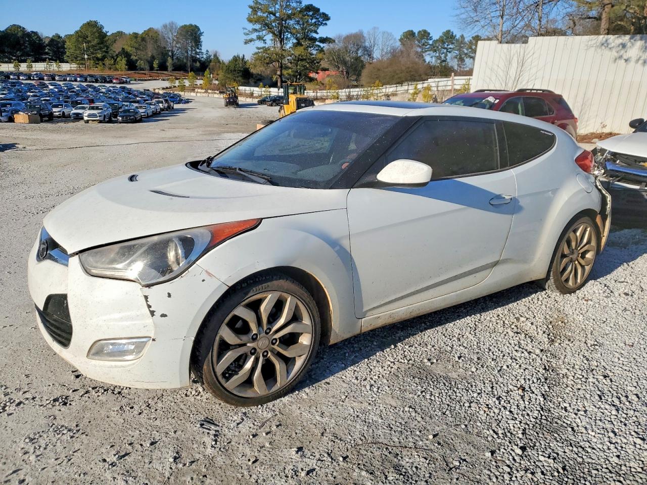 2012 Hyundai Veloster w/Black Int, VIN KMHTC6AD7CU023549 — Фото с аукциона 1 of 12
