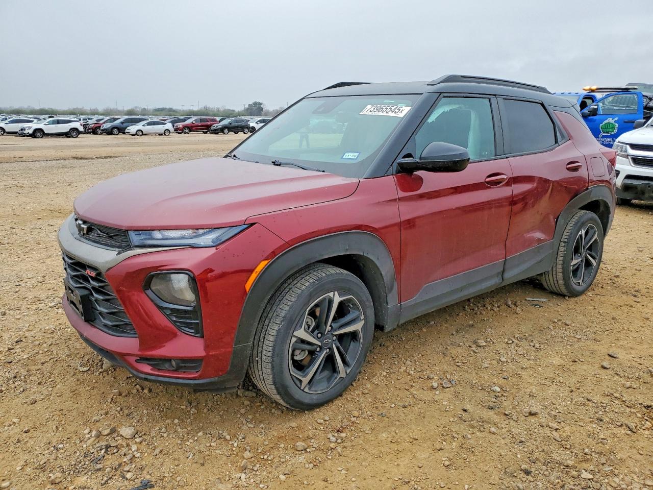 2022 Chevrolet TrailBlazer RS, VIN KL79MTSL7NB094536 — Side