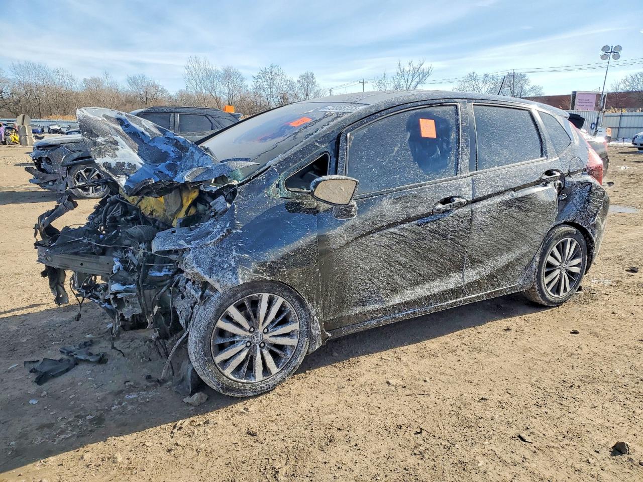 2015 Honda Fit EX-L, VIN 3HGGK5H84FM785534 — Front end
