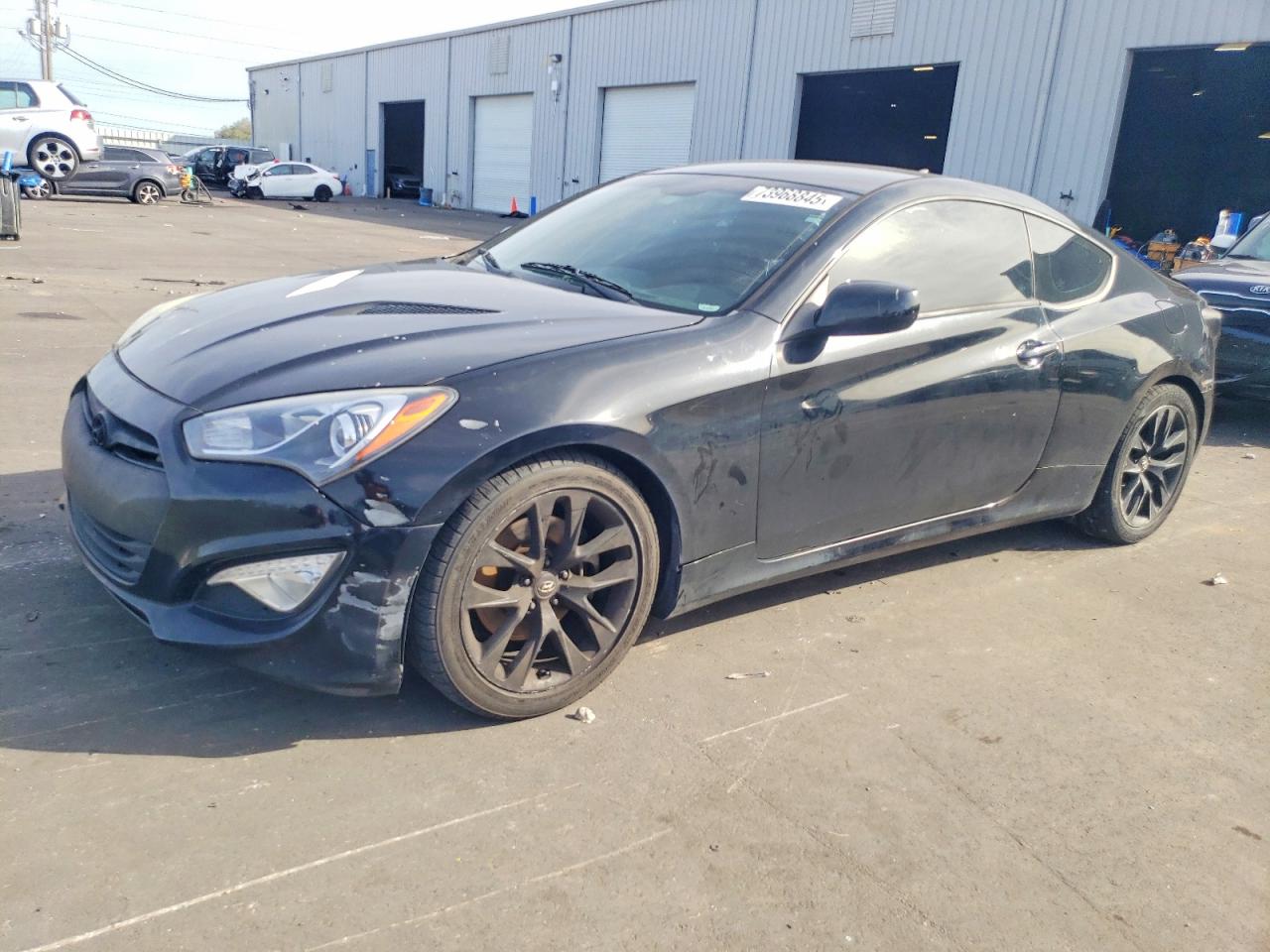 2014 Hyundai Genesis Coupe 2.0T, VIN KMHHT6KD6EU117932 — Frame damage