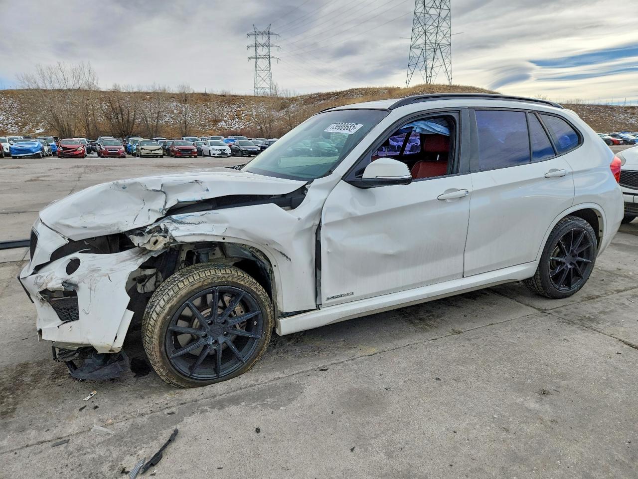 2013 BMW X1 xDrive35i, VIN WBAVM5C55DVV89955 — Front end