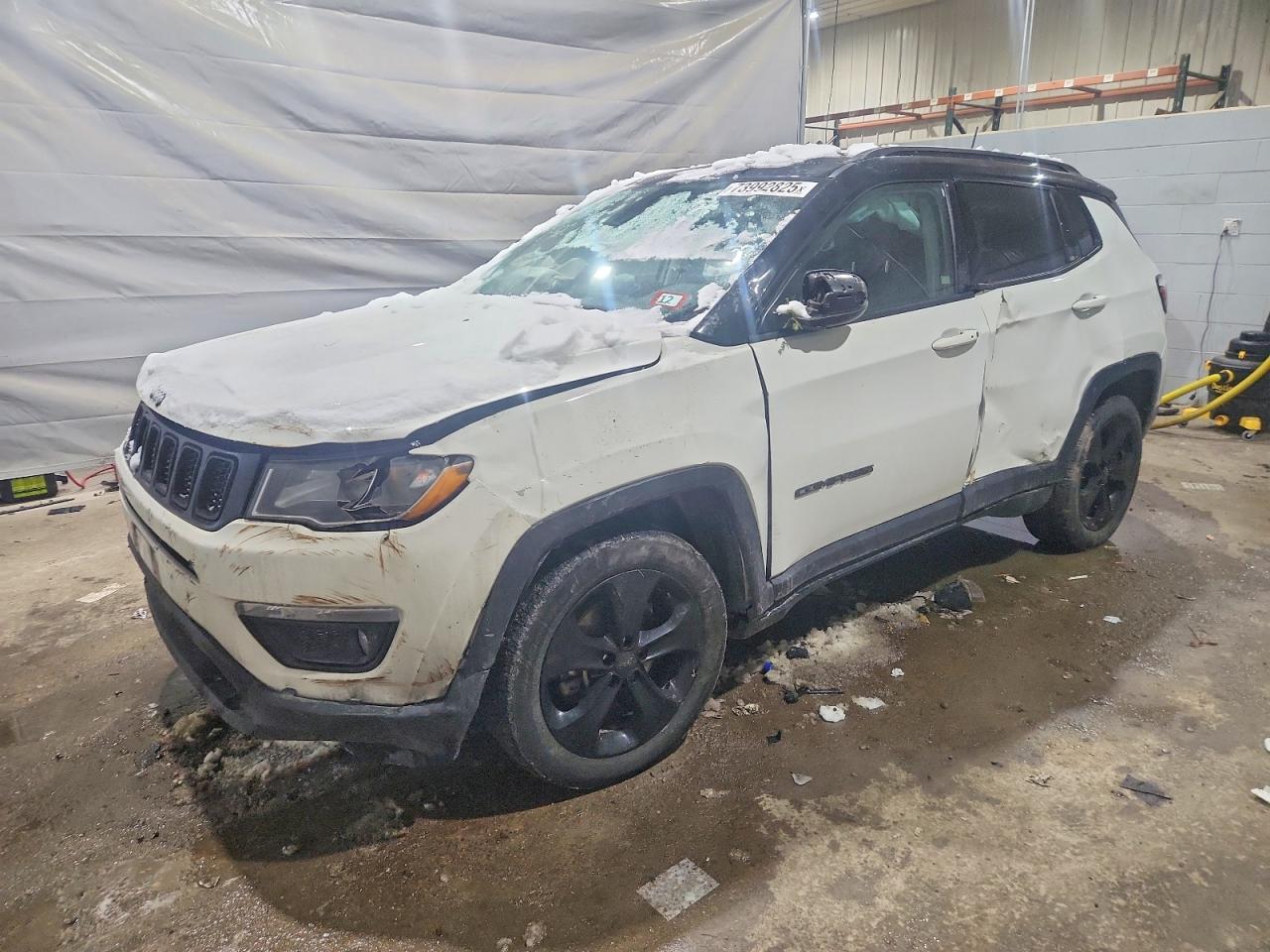 2020 Jeep Compass Altitude, VIN 3C4NJDBBXLT173332 — Rollover