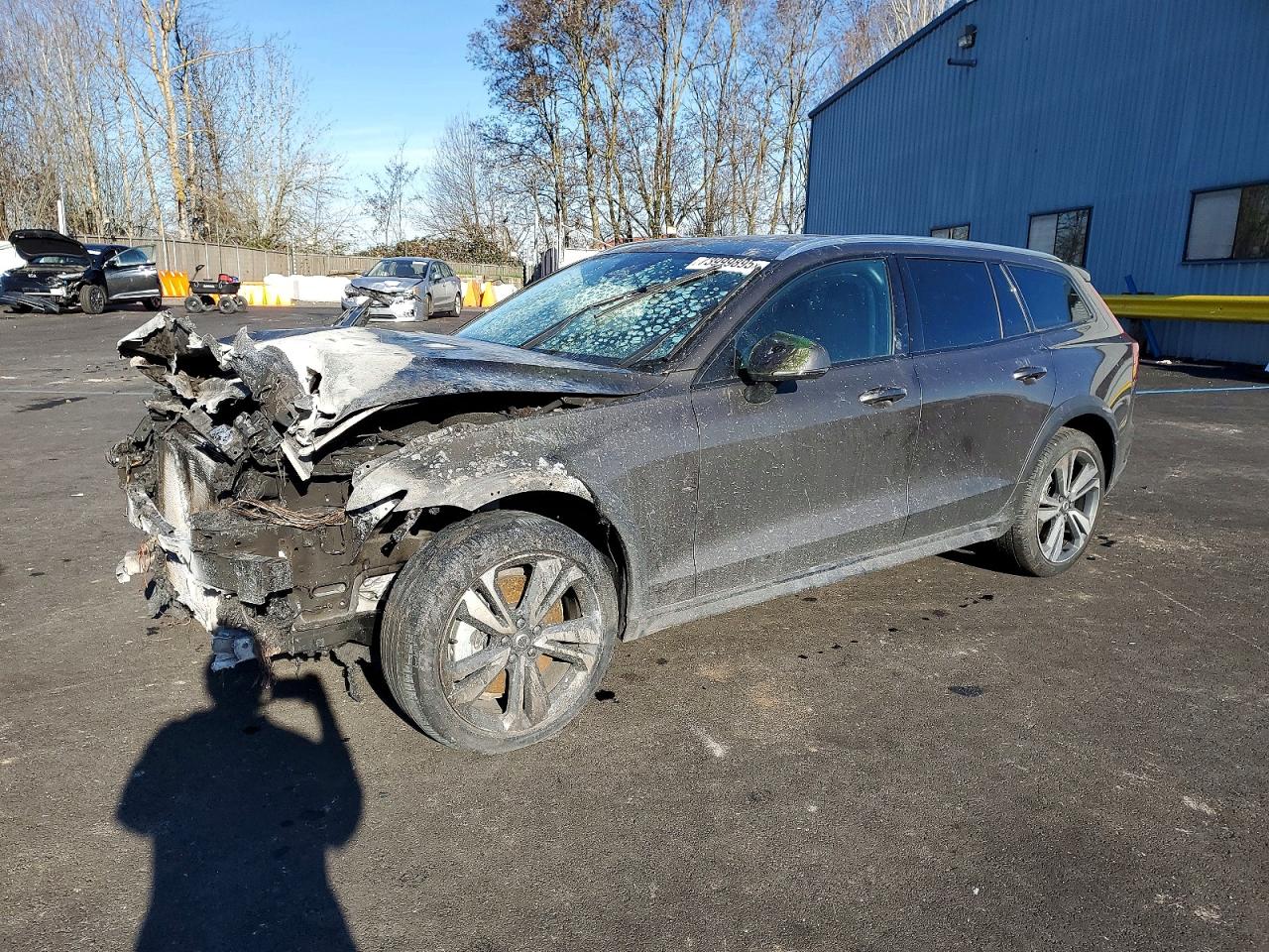 2024 Volvo V60 Plus, VIN YV4L12WY5R2133774 — Engine fire